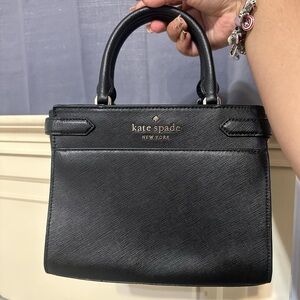 kate spade staci leather medium satchel